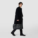 Secret tote bag in stepan - asphalt gray/black