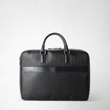 Slim briefcase in stepan - black/eclipse black