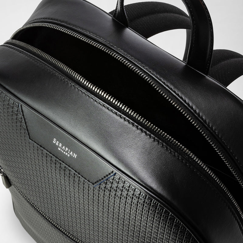 Backpack in stepan - black/winter blue
