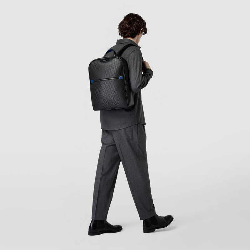 Backpack in stepan - black/winter blue