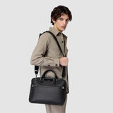 Extra slim briefcase in stepan - black/eclipse black