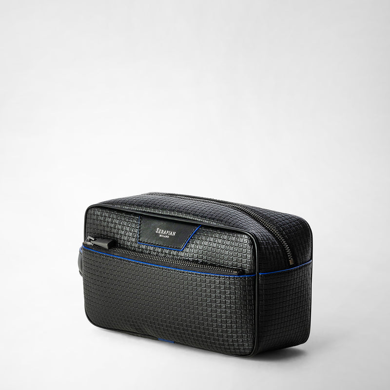 Washbag in stepan - black/winter blue