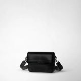 Flap crossbody bag in stepan - black/black eclipse