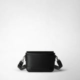 Flap crossbody bag in stepan - black/black eclipse