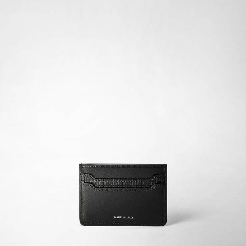 5-card holder in stepan 72 - black/winter blue