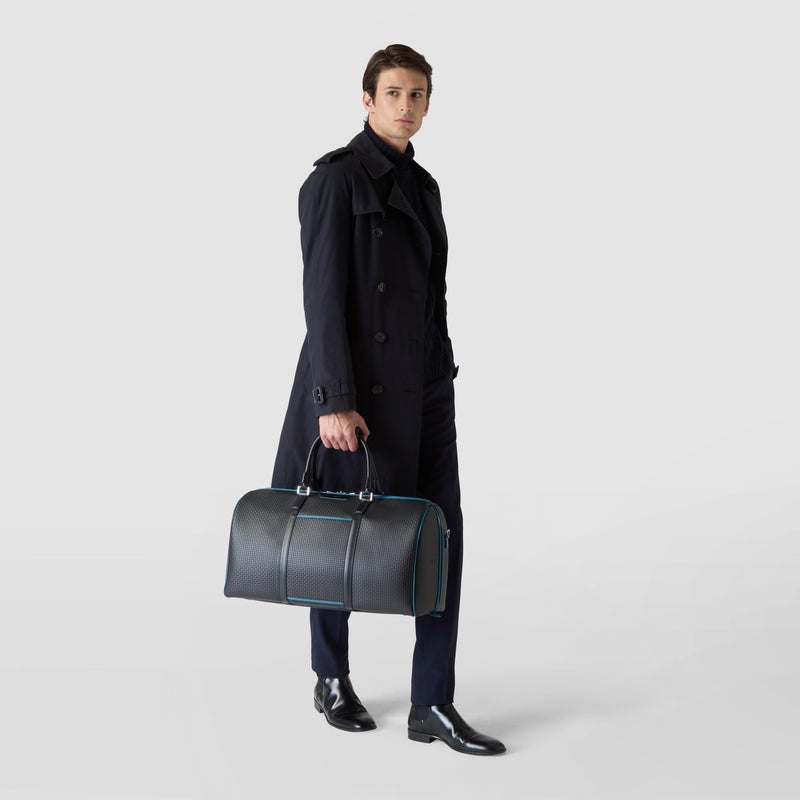 Holdall in stepan - black/petrol