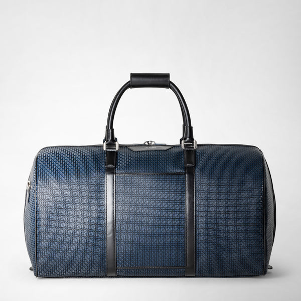 Holdall in stepan - ocean blue/black