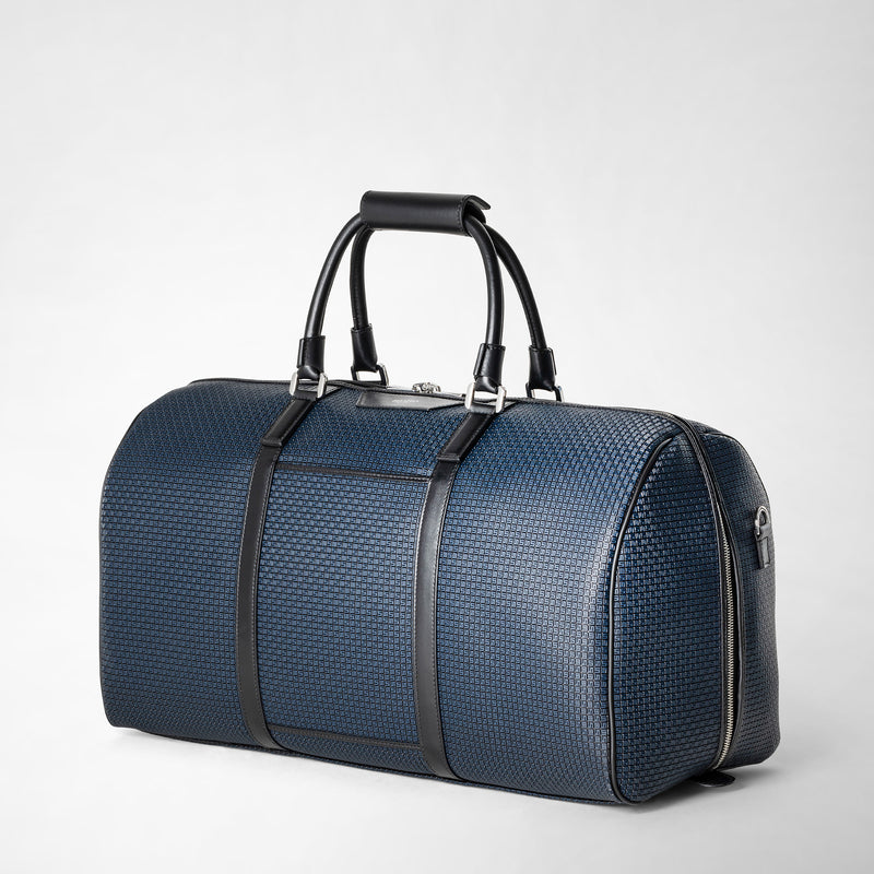 Holdall in stepan - ocean blue/black
