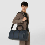Holdall in stepan - ocean blue/black