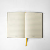 Quaderno in pelle cachemire - navy blue
