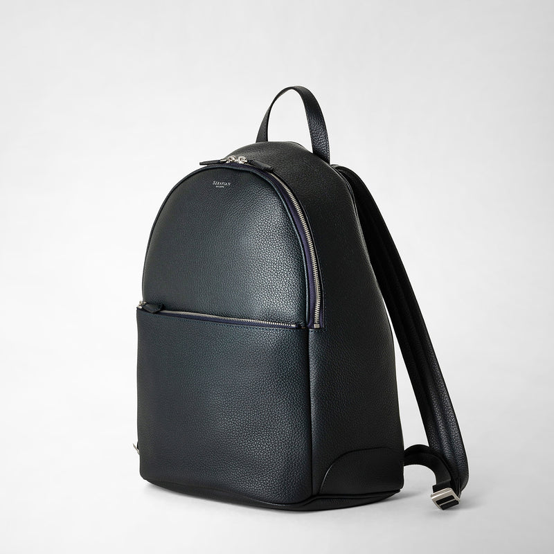 Rucksack aus kaschmirleder - navy blue