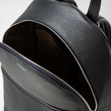 Rucksack aus kaschmirleder - navy blue