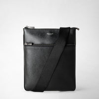 FLAT CROSSBODY BAG IN EVOLUZIONE LEATHER FLAT CROSSBODY BAG IN EVOLUZIONE LEATHER