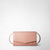 Pochette avec bandoulière en mosaico - blush