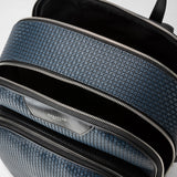 City backpack in stepan - ocean blue/black