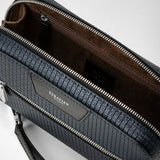 Clutch in stepan - ocean blue/black