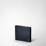8-card billfold wallet in stepan - ocean blue/black