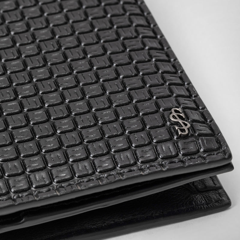 Business card case in stepan - black/eclipse black