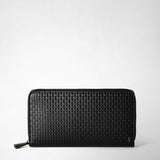 Zip-around wallet in stepan - black/eclipse black